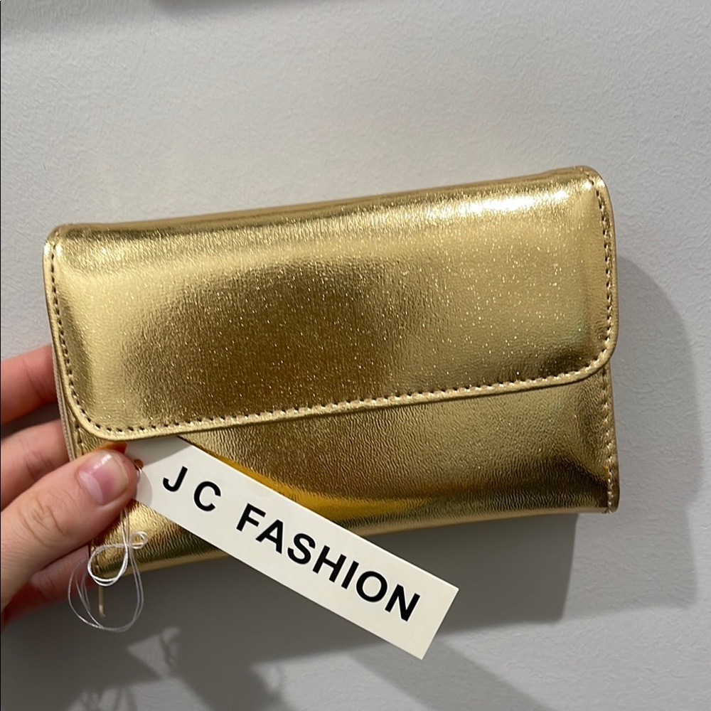 NWT  Gold Wallet by JC Fashion